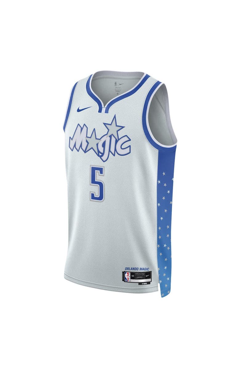 Nike Unisex Nike Paolo Banchero Silver Orlando Magic 2025/26 Swingman Jersey - City Edition, Alternate, color, Silver