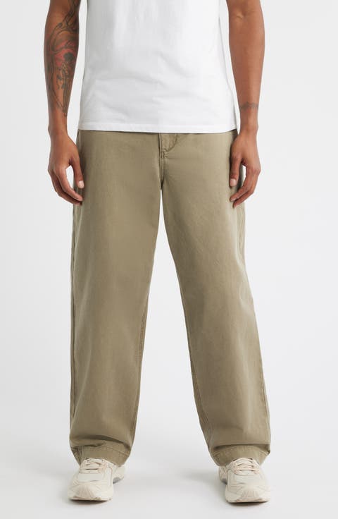 Commons Flat Front Cotton Twill Chinos