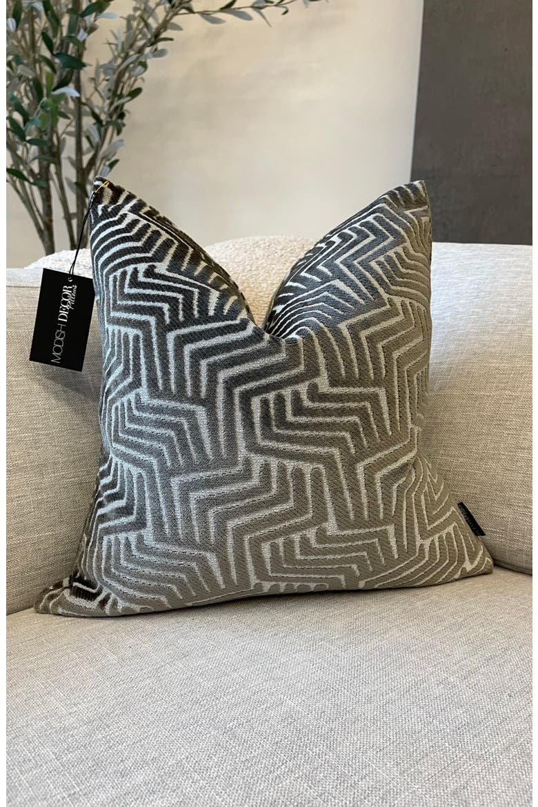 Velvet Pillow Cover, Alternate, color, BLACK WALNUT