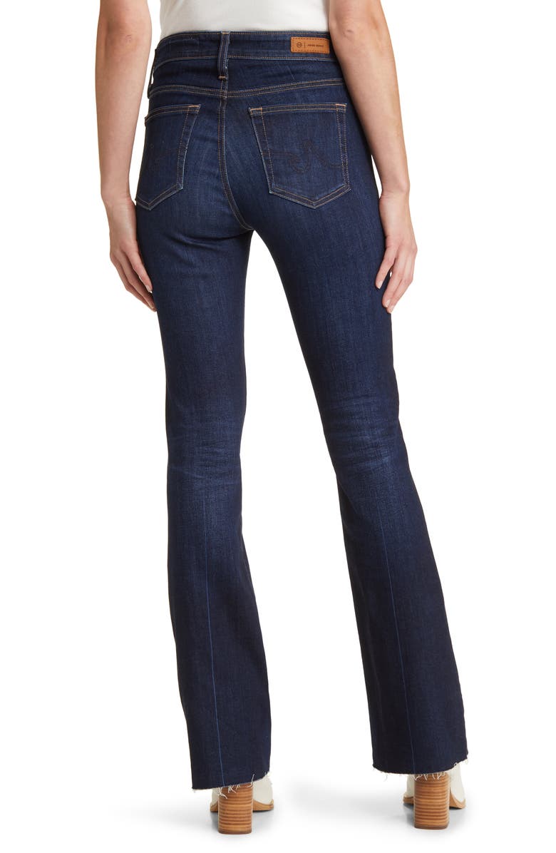 AG Farrah Raw Hem High Waist Bootcut Jeans, Alternate, color,