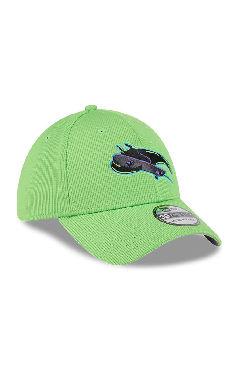 New Era Men's New Era Neon Green Tampa Bay Rays City Connect Batting Practice 39THIRTY Flex Hat, Alternate, color, Neon Green