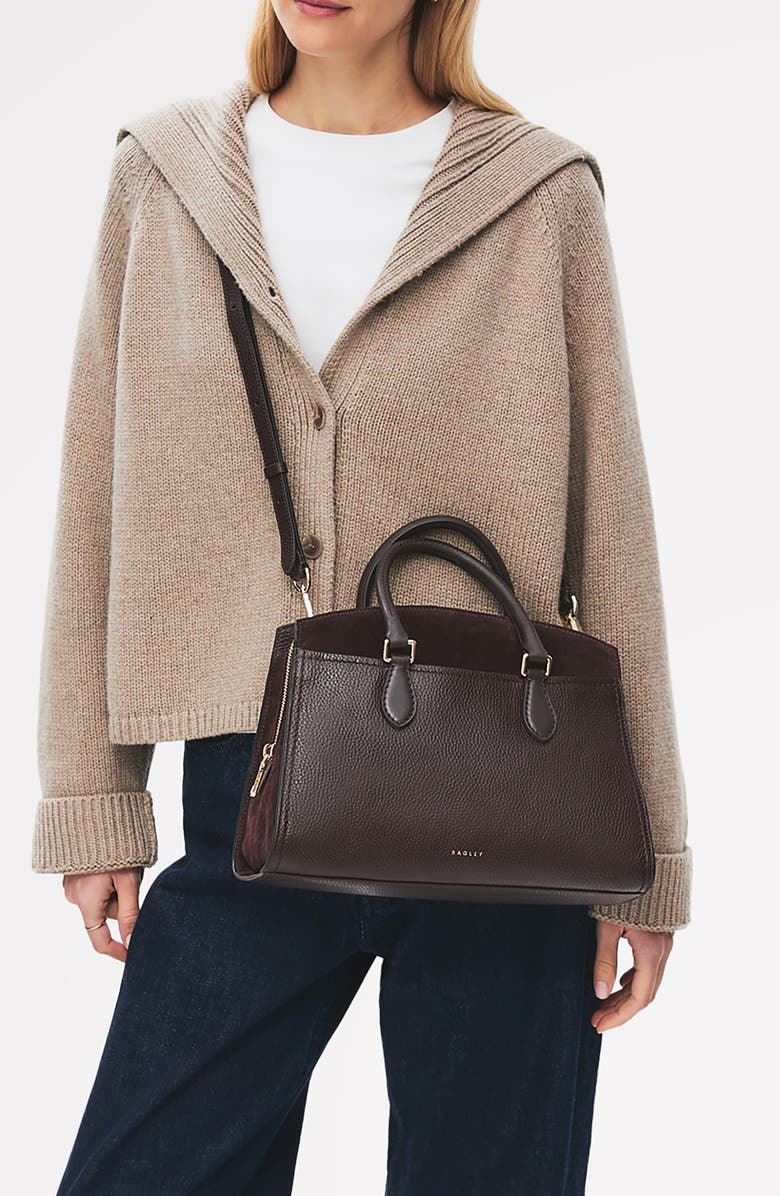 Radley Medium Portland Way Zip Tote Bag, Alternate, color, Dark Oak