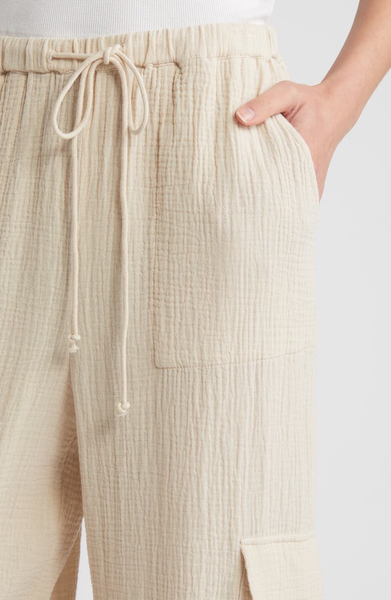 Rails Christiano Wide Leg Cotton Gauze Cargo Pants, Alternate, color,