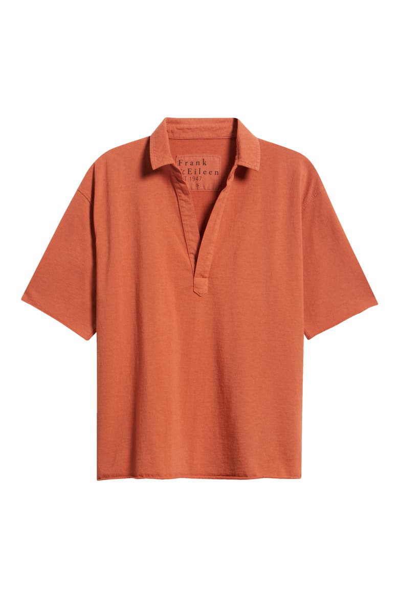 Patty Popover Henley Top, Alternate, color, VINTAGE APRICOT