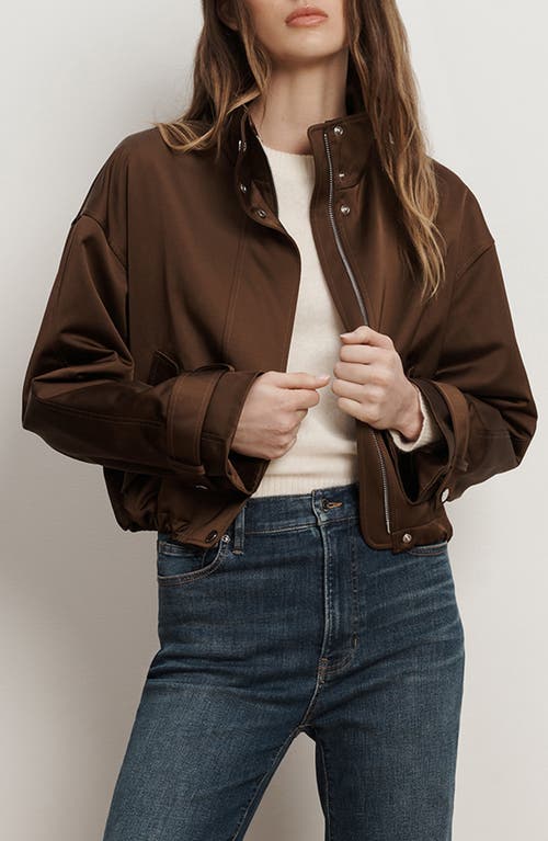 Veronica Beard Bateman Cotton Blend Jacket In Brown