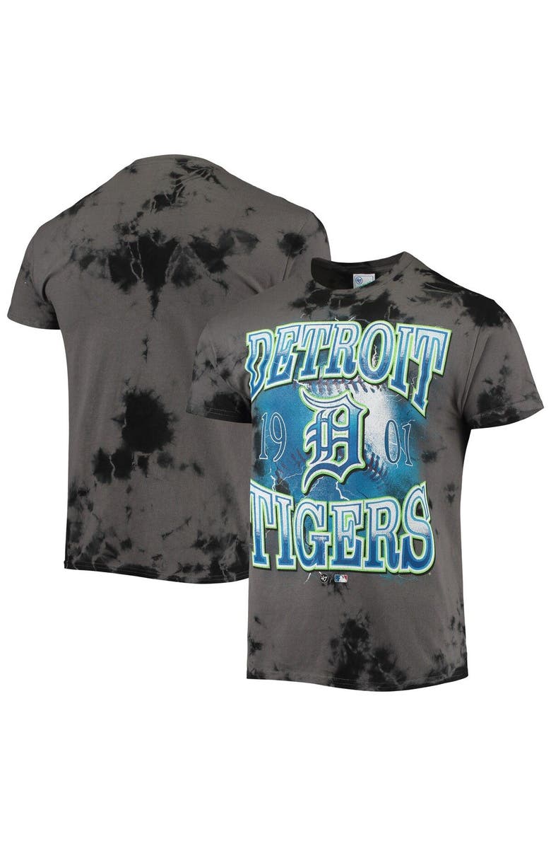 '47 Men's '47 Charcoal Detroit Tigers Wonder Boy Vintage Tubular T-Shirt, Main, color, Charcoal