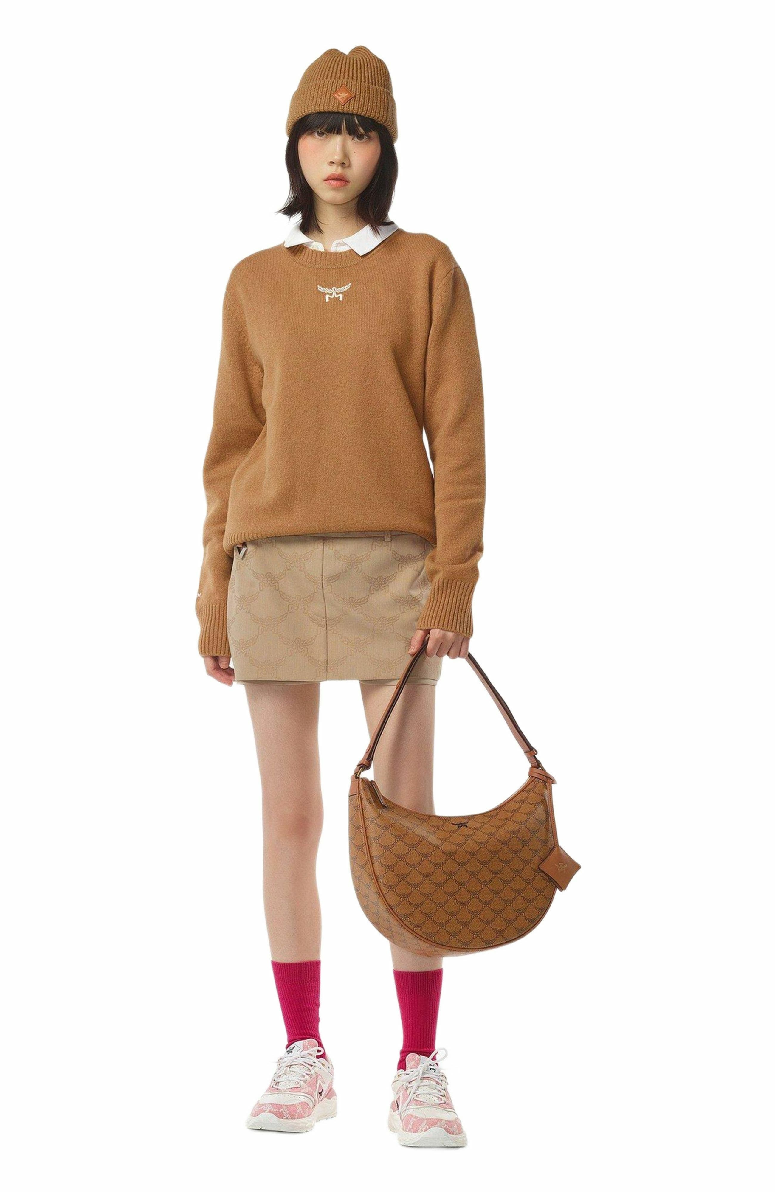 MCM Himmel Ascending Moon Hobo in Lauretos, Alternate, color, 