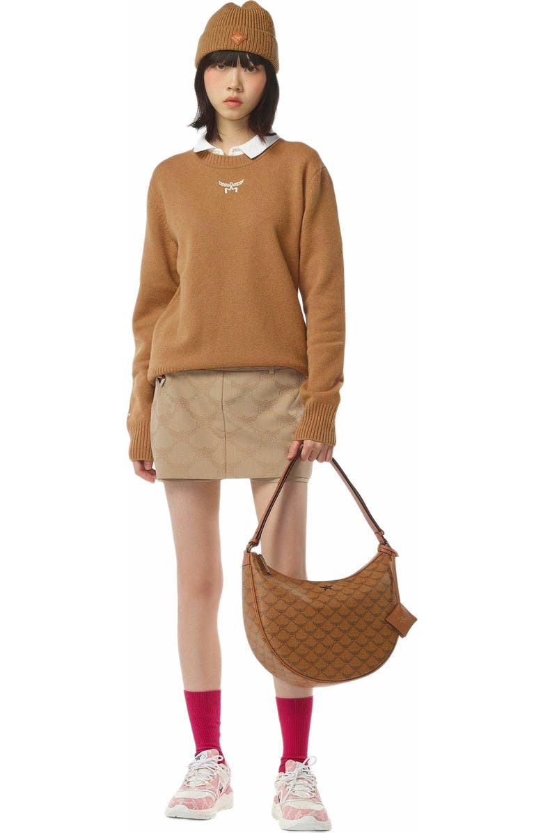 MCM Himmel Ascending Moon Hobo in Lauretos, Alternate, color,