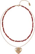 Rachel Roy Heart Pendant Layered Necklace