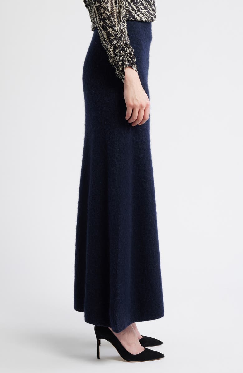 BOSS Orange Fici Maxi Skirt, Alternate, color, Dark Blue