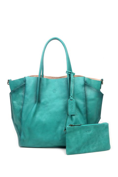 Sprout Land Leather Tote Bag
