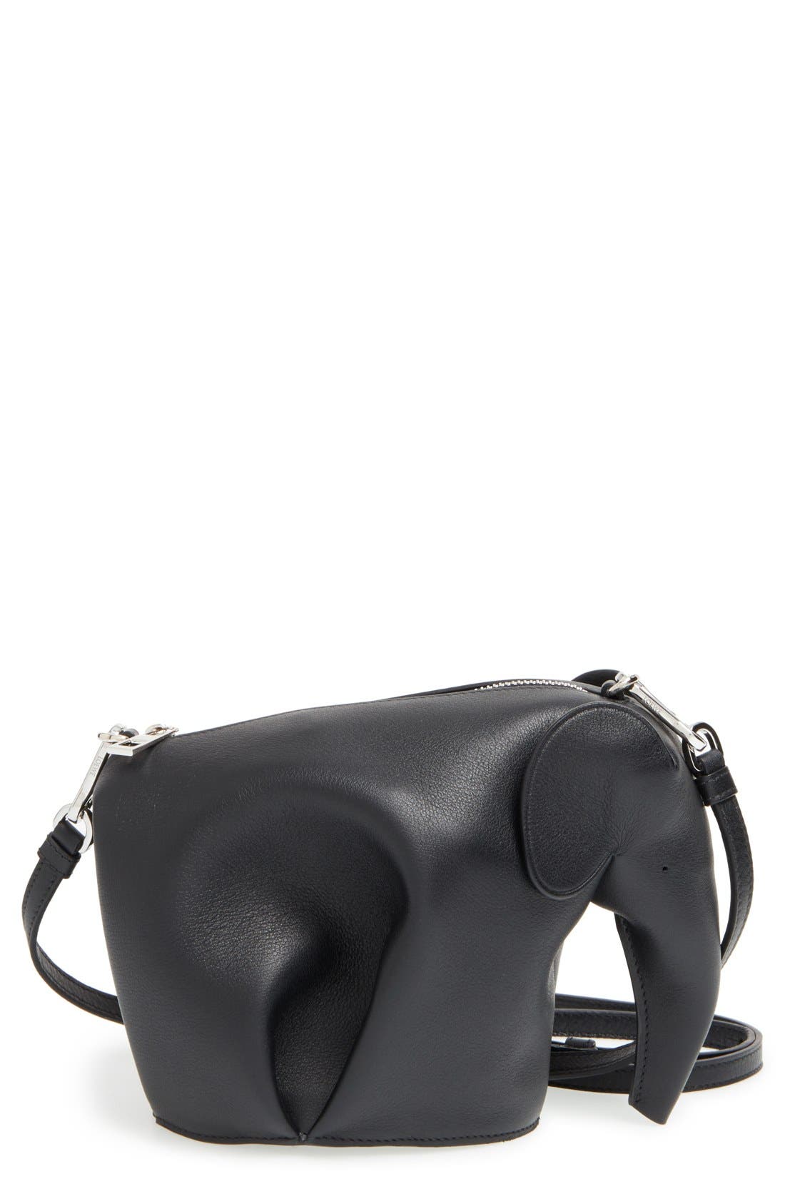 Loewe 'Mini Elephant' Crossbody Bag, Main, color, 