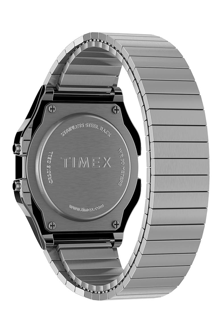 T80 Digital Expansion Band Watch, 34mm, Alternate, color, SILVER