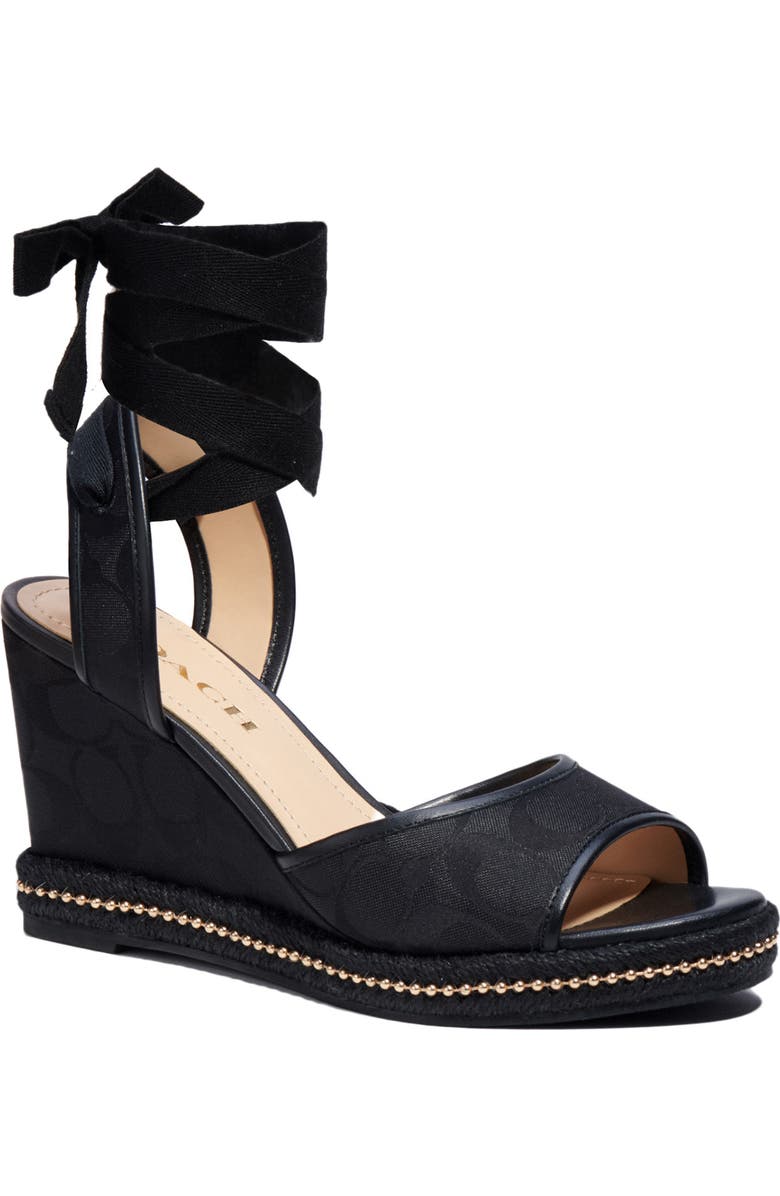 COACH Page Wedge Sandal, Main, color,