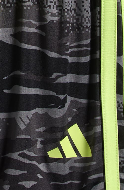 Adidas Originals Adidas Kids' Camo Print T-shirt & Shorts Set In Pulse Lime