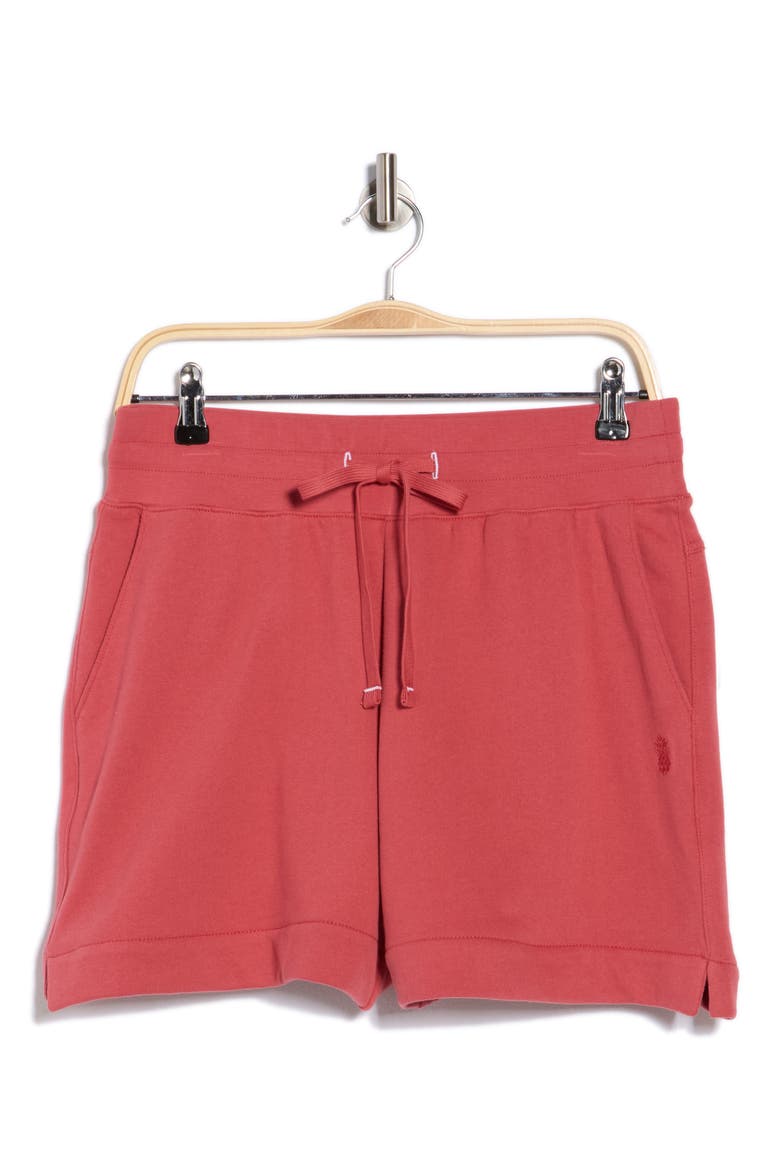Marina Del Mar Tie Waist Cotton Shorts, Alternate, color, WILD