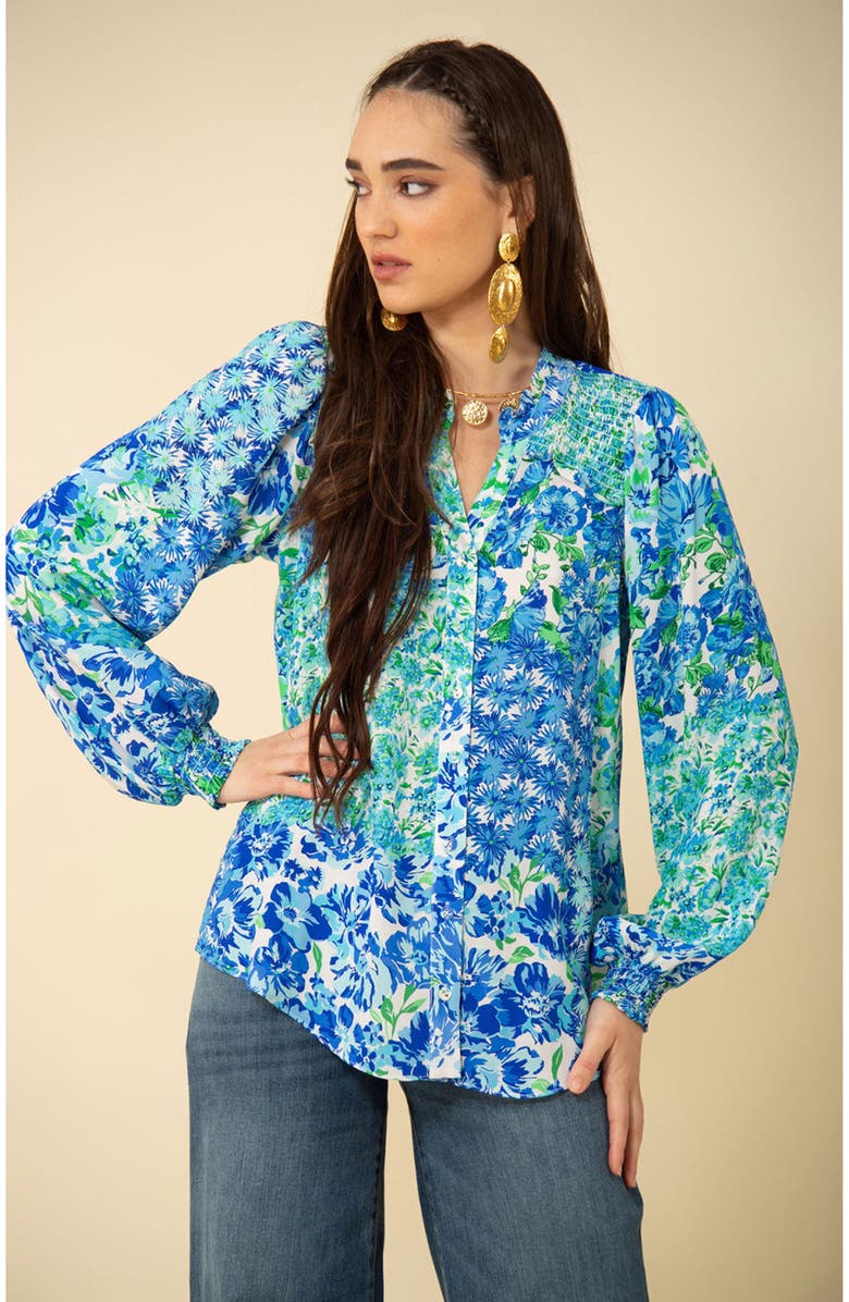 Hale Bob Lydia Button Down Top, Main, color,