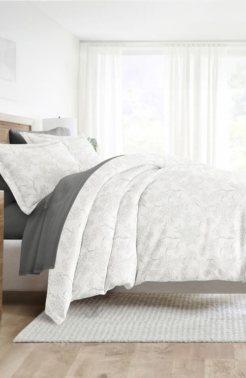 Homespun Bundle Duvet Set In Vines Gray