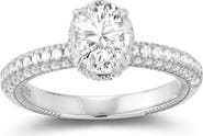 GLAZE JEWELRY Oval Moissanite Ring