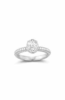 Oval Moissanite Ring