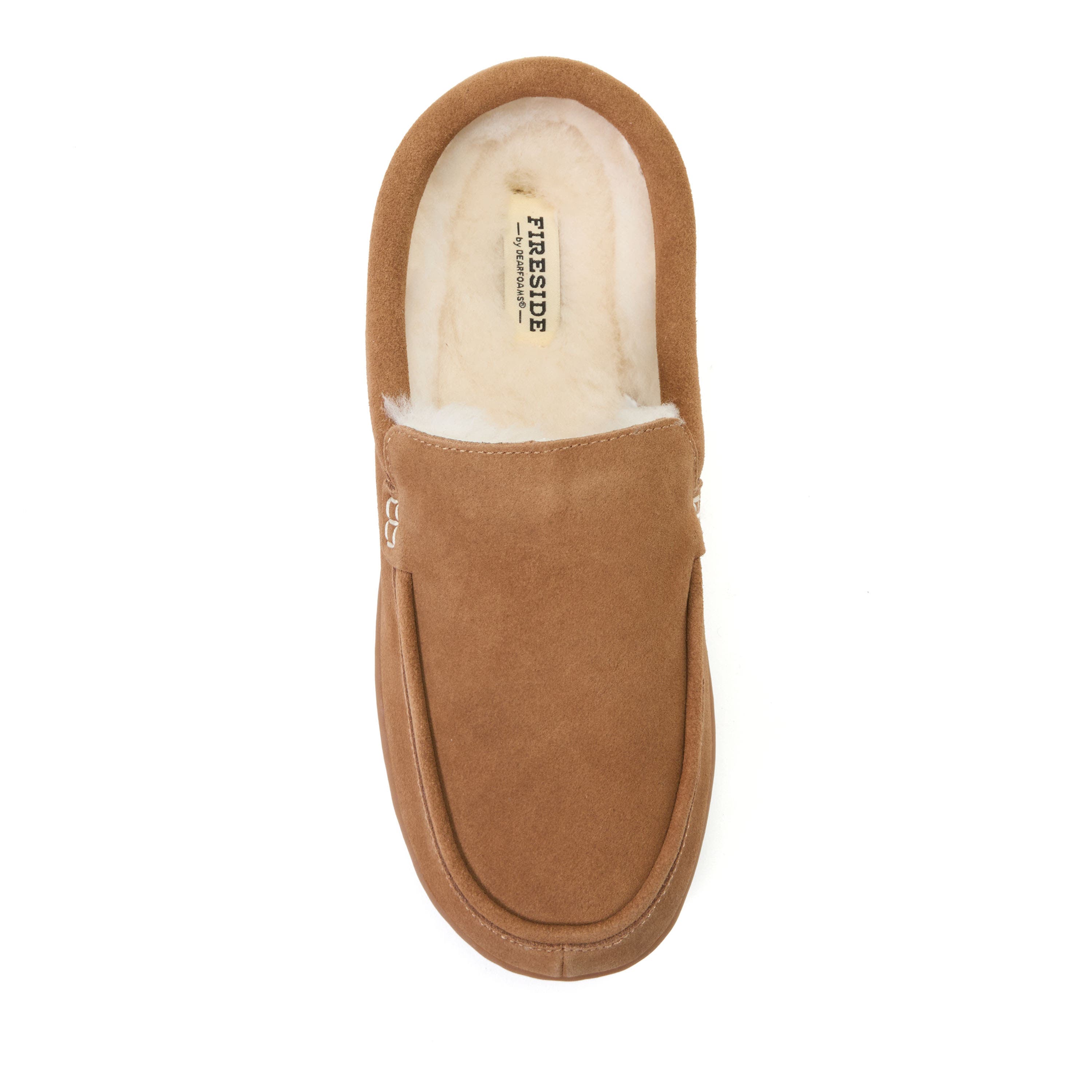 Dearfoams Fireside Melbourne Water Repellent Rugged Clog, Alternate, color, Chestnut