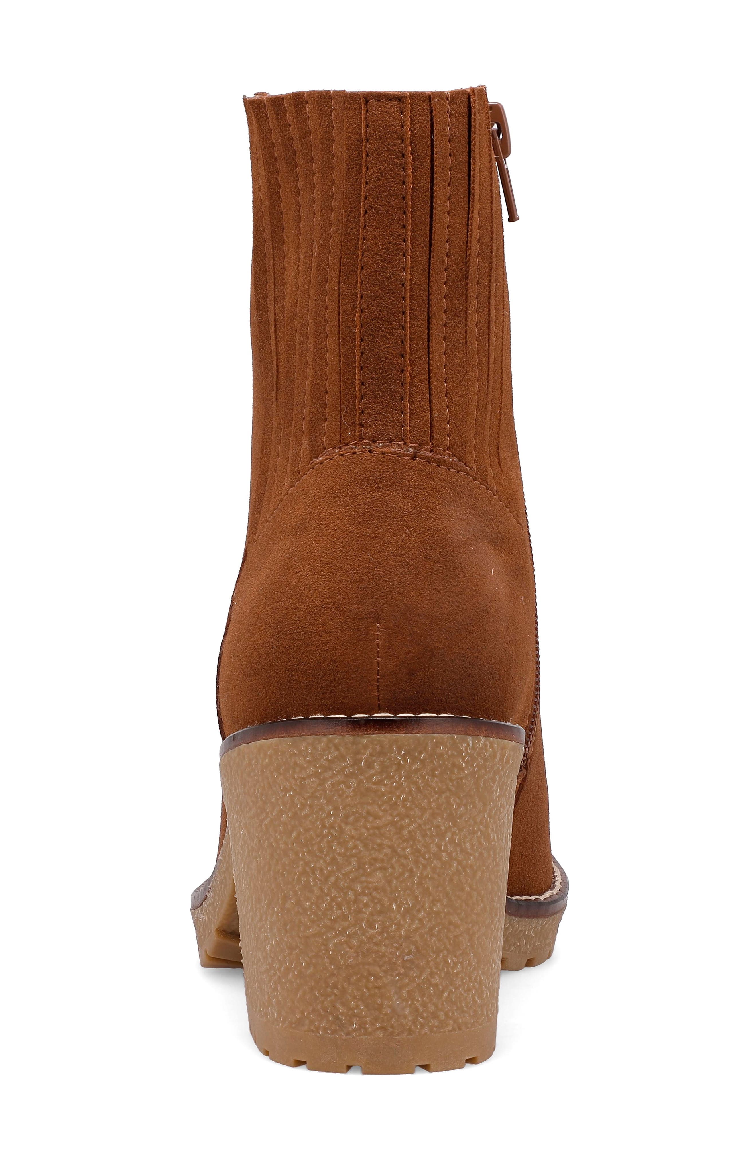 MIA Harlow Lug Sole Platform Bootie, Alternate, color, 