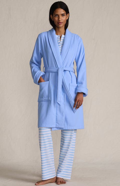 Cotton Terry Knee Length Spa Bath Robe