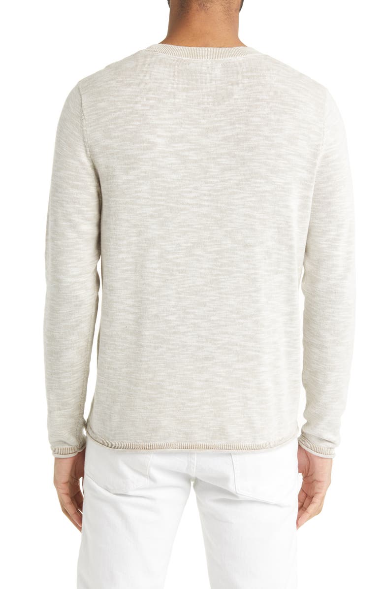Treasure & Bond Textured Cotton Sweater, Alternate, color, Ivory Egret