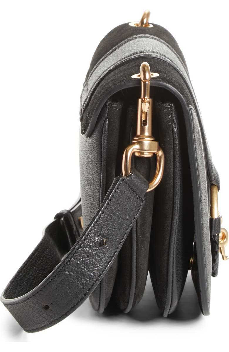 See by Chloé Hana Suede & Leather Shoulder Bag, Alternate, color,