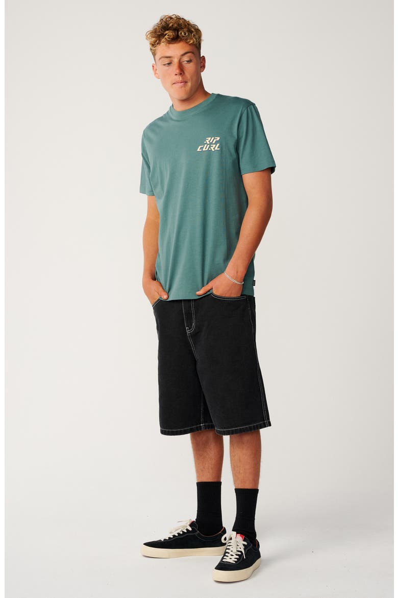 Disorder Legacy Cotton Graphic T-Shirt, Alternate, color, MUTED GREEN