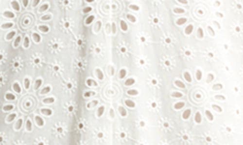 Isaac Mizrahi New York Eyelet Puff Sleeve Shirtdress