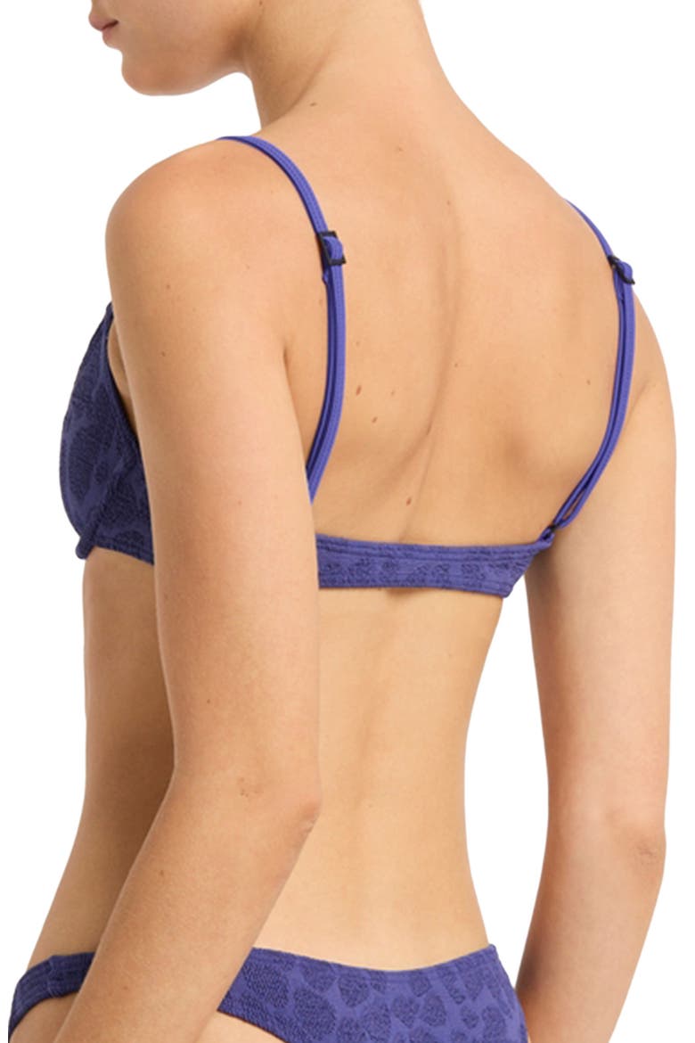 Gracie Balconette Underwire Bikini Top, Alternate, color, SAPPHIRE ANIMALIA