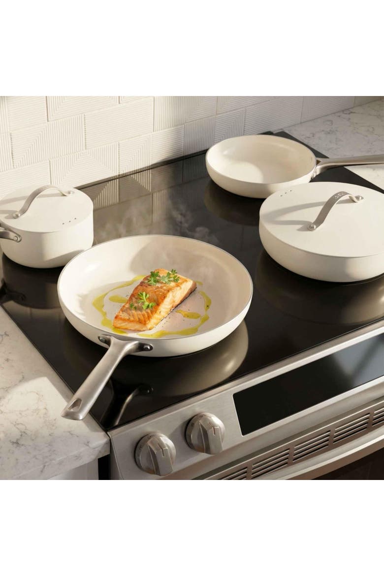 Mobi 8-Piece Nonstick Cookware Set, Alternate, color, Cannoli Cream
