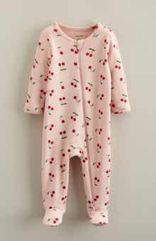 Nordstrom Print Cotton Footie Romper