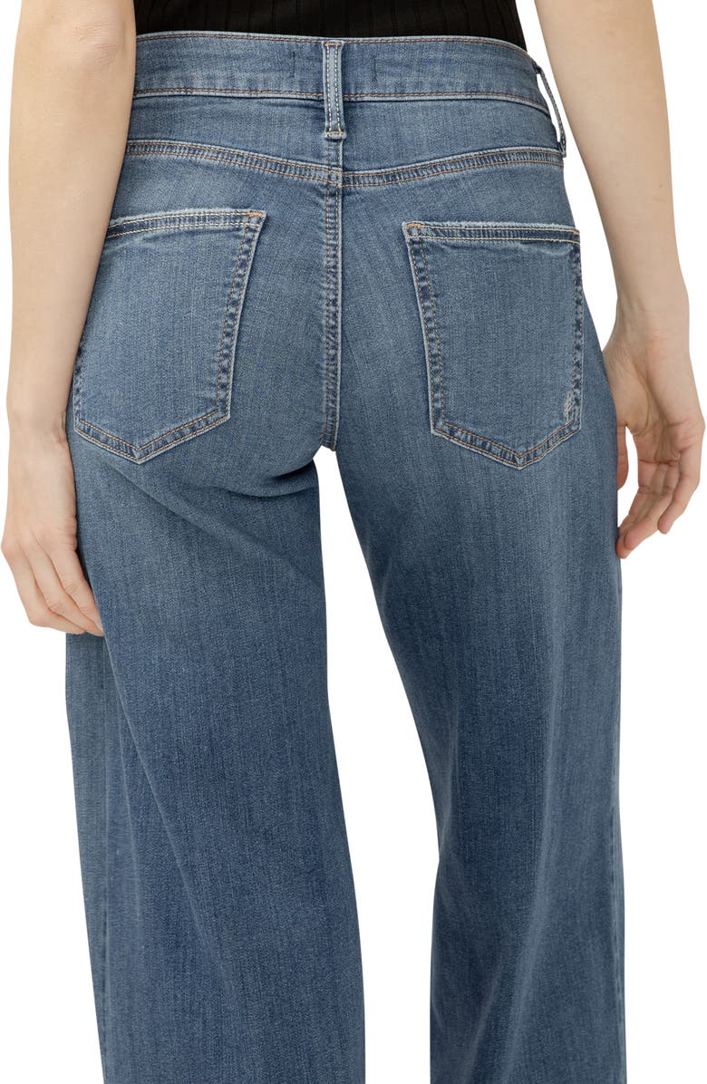 Silver Jeans Co. Suki Curvy Mid Rise Wide Leg Jeans, Alternate, color, 