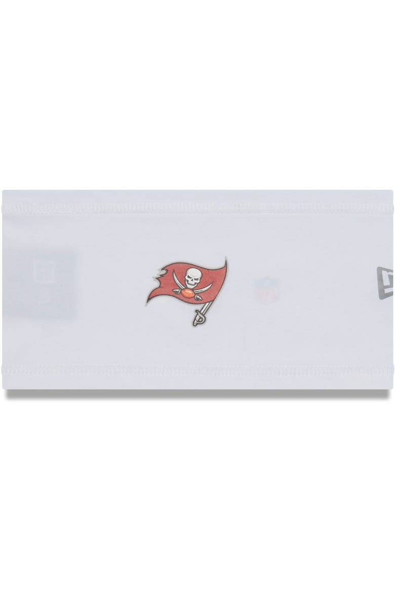 White Tampa Bay Buccaneers Official Training Camp COOLERA Headband, Main, color, White