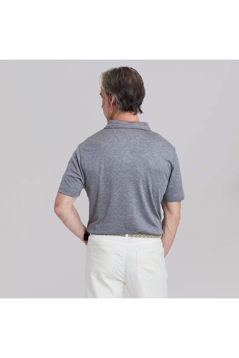 The Everett Johnny Collar Polo, Alternate, color, Grey