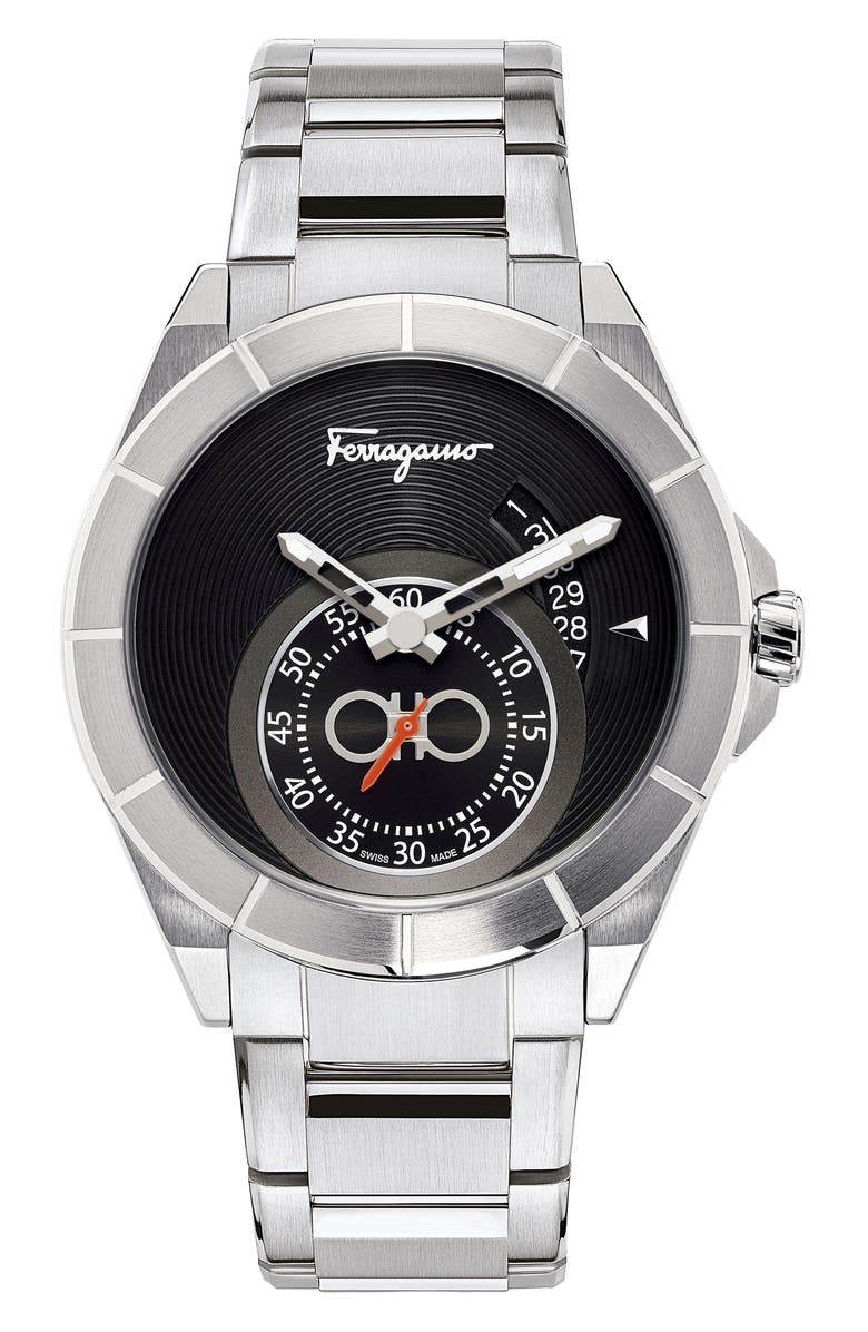 FERRAGAMO Salvatore Ferragamo Urban Bracelet Watch, 43mm, Main, color,