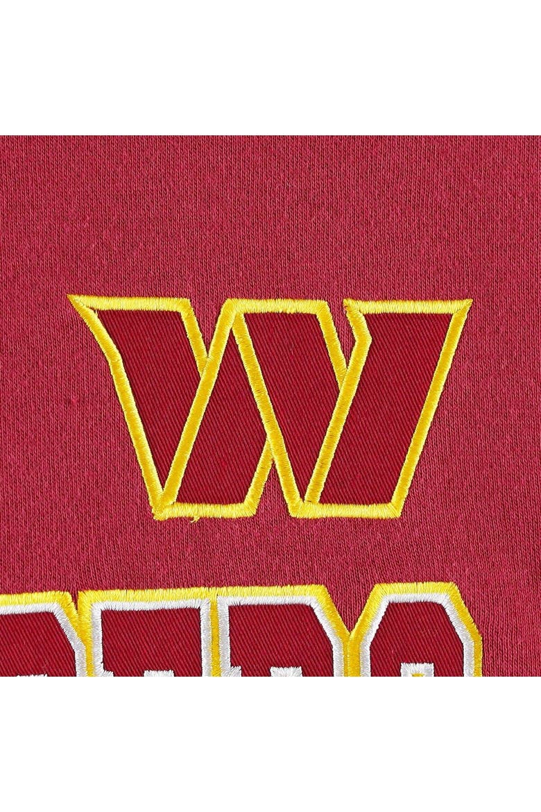 Men's Starter Burgundy Washington Commanders Draft Fleece Raglan Pullover Hoodie, Alternate, color, Burgundy