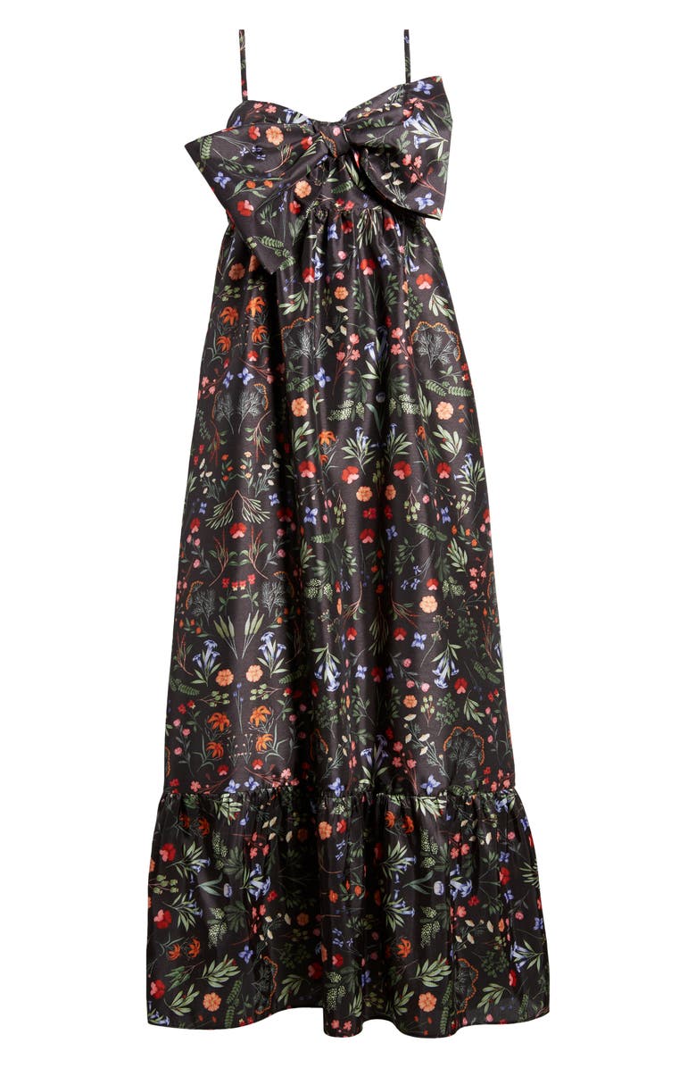 Hutch Olani Bow Flounce Hem Dress, Alternate, color, 