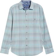 Tommy Bahama Coastline Cord Shoreline Vines Shadow Check Cotton Corduroy Button-Up Shirt