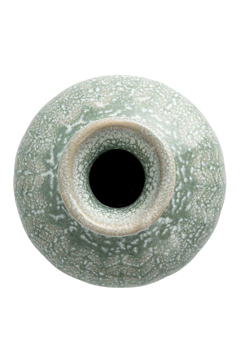 Embossed Stoneware Vases with Reactive Glaze, Grey, Set of 3, Alternate, color, Grey