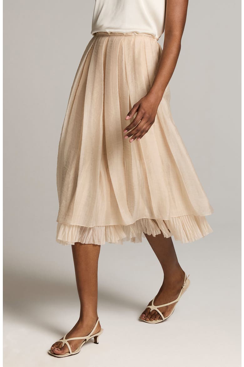 Pleated Layered Midi Skirt, Alternate, color, BLUSH CLOUD