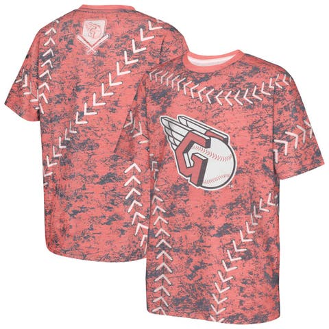 Youth Red Cleveland Guardians Slide Score Bold T-Shirt