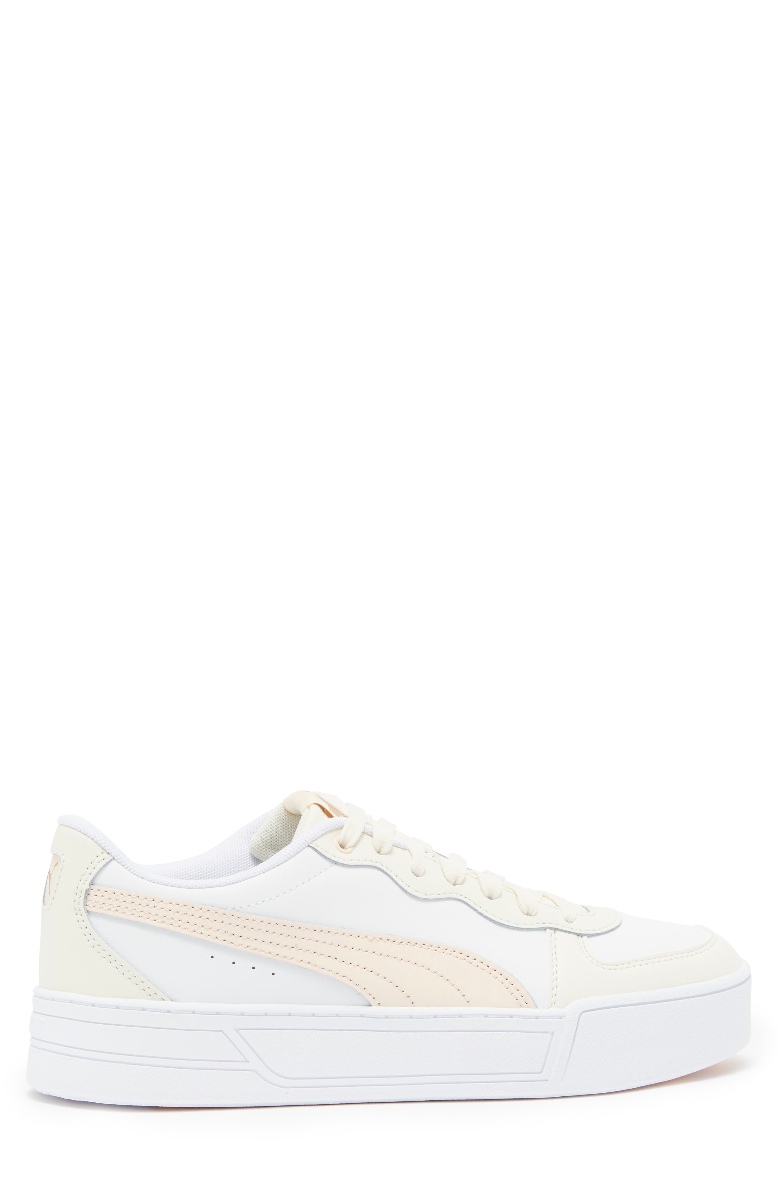 PUMA Skye Sneaker, Alternate, color, Puma White-Rosebay-Almond