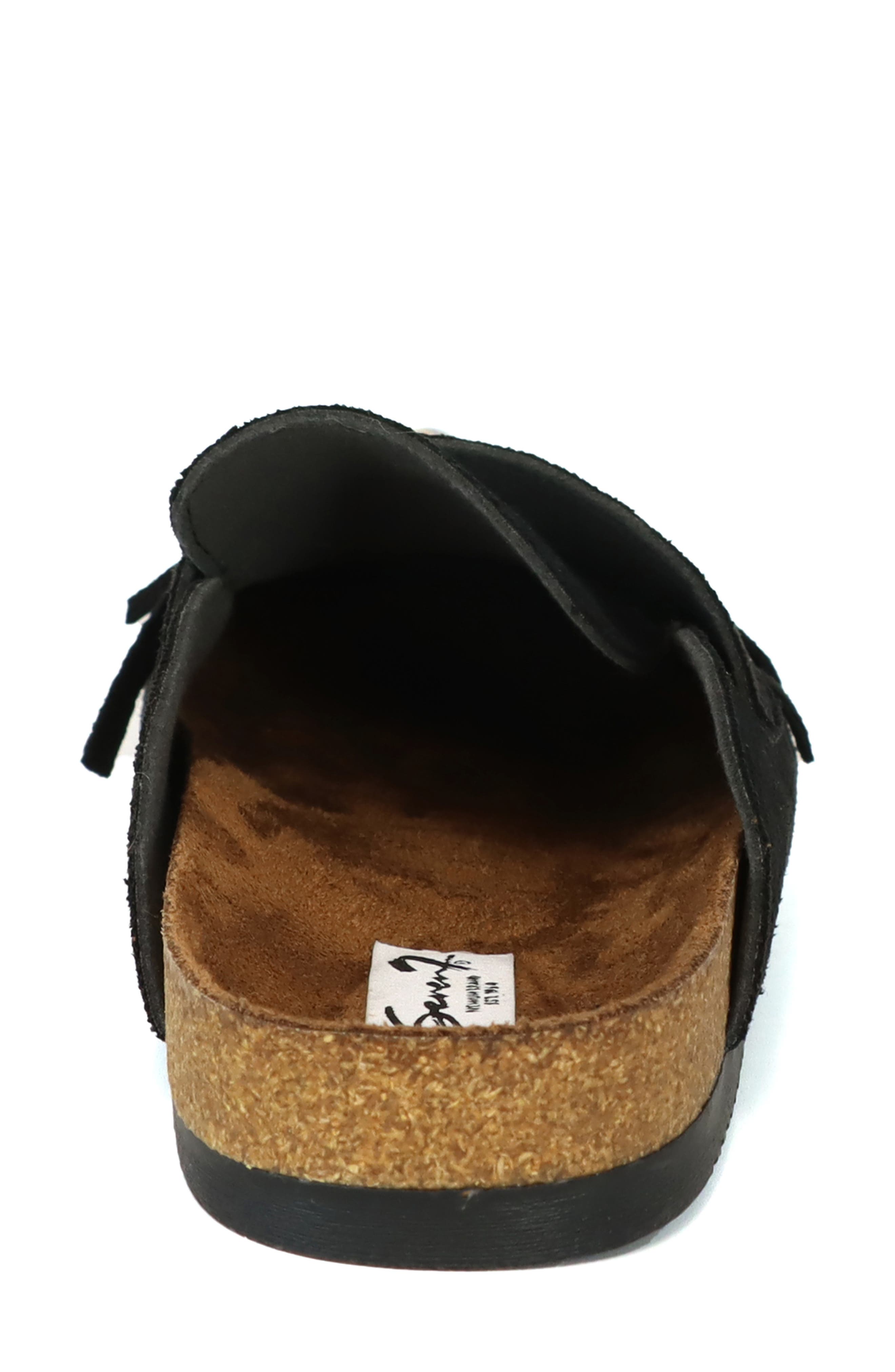 Emelia Tassel Clog, Alternate, color, BLACK