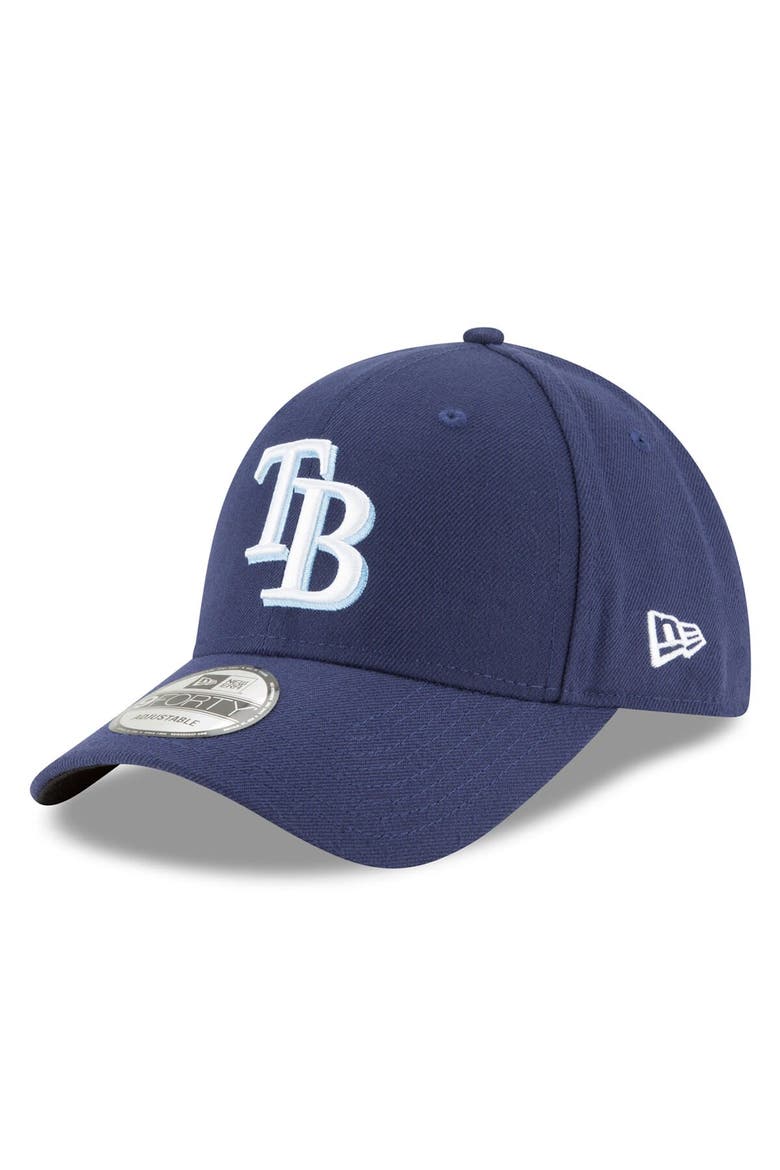 Men's New Era Navy Tampa Bay Rays 2024 MLB World Tour: Dominican Republic Series 9FORTY Adjustable Hat, Alternate, color, Navy
