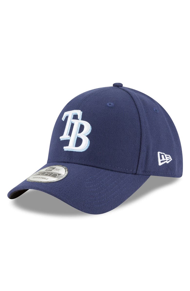 New Era Men's New Era Navy Tampa Bay Rays 2024 MLB World Tour: Dominican Republic Series 9FORTY Adjustable Hat, Alternate, color, Navy