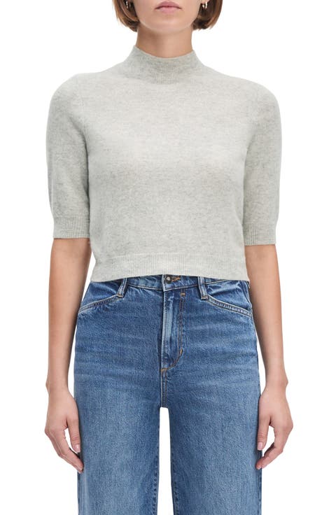 The Bonnie Mock Neck Cashmere Sweater