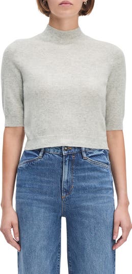 The Bonnie Mock Neck Cashmere Sweater